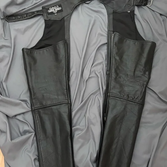 Leather gallery Leather Chaps for Women - Black - Picture 2 of 6